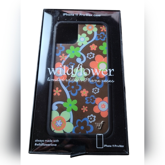 NIB | WILDFLOWER LIMITED EDITION IPHONE CASSES |"STAY WILD, FLOWER CHILD" - Picture 2 of 11